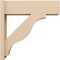 Ekena Millwork 7 1/2-in W x 24-in D x 24-in H Funston Block Rough Cedar Woodgrain TimberThane Outlooker, Primed Tan OUTUR075X24X24FST44RCPR - alternate 5